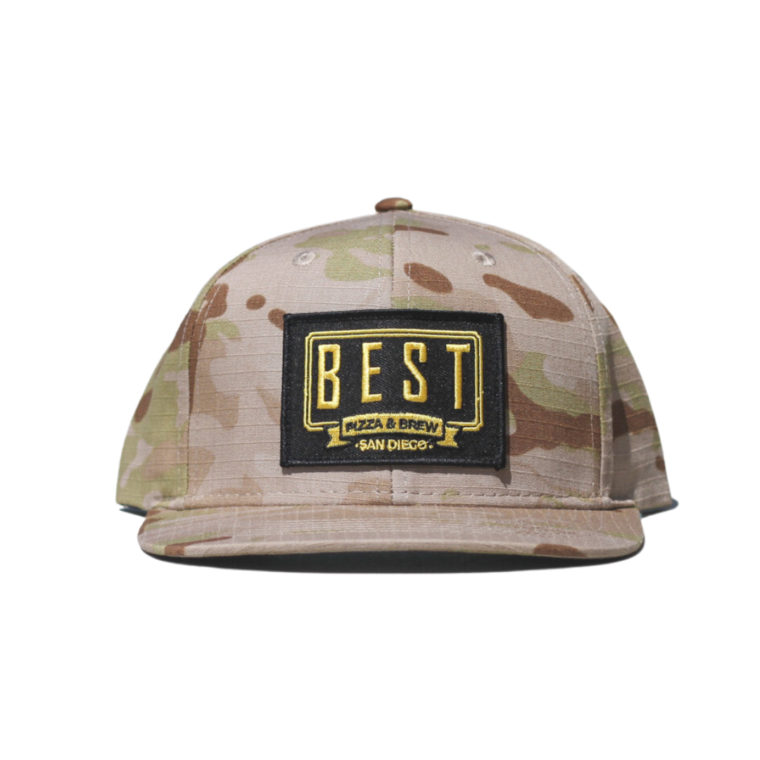 Desert Camo Snapback with Modern Logo