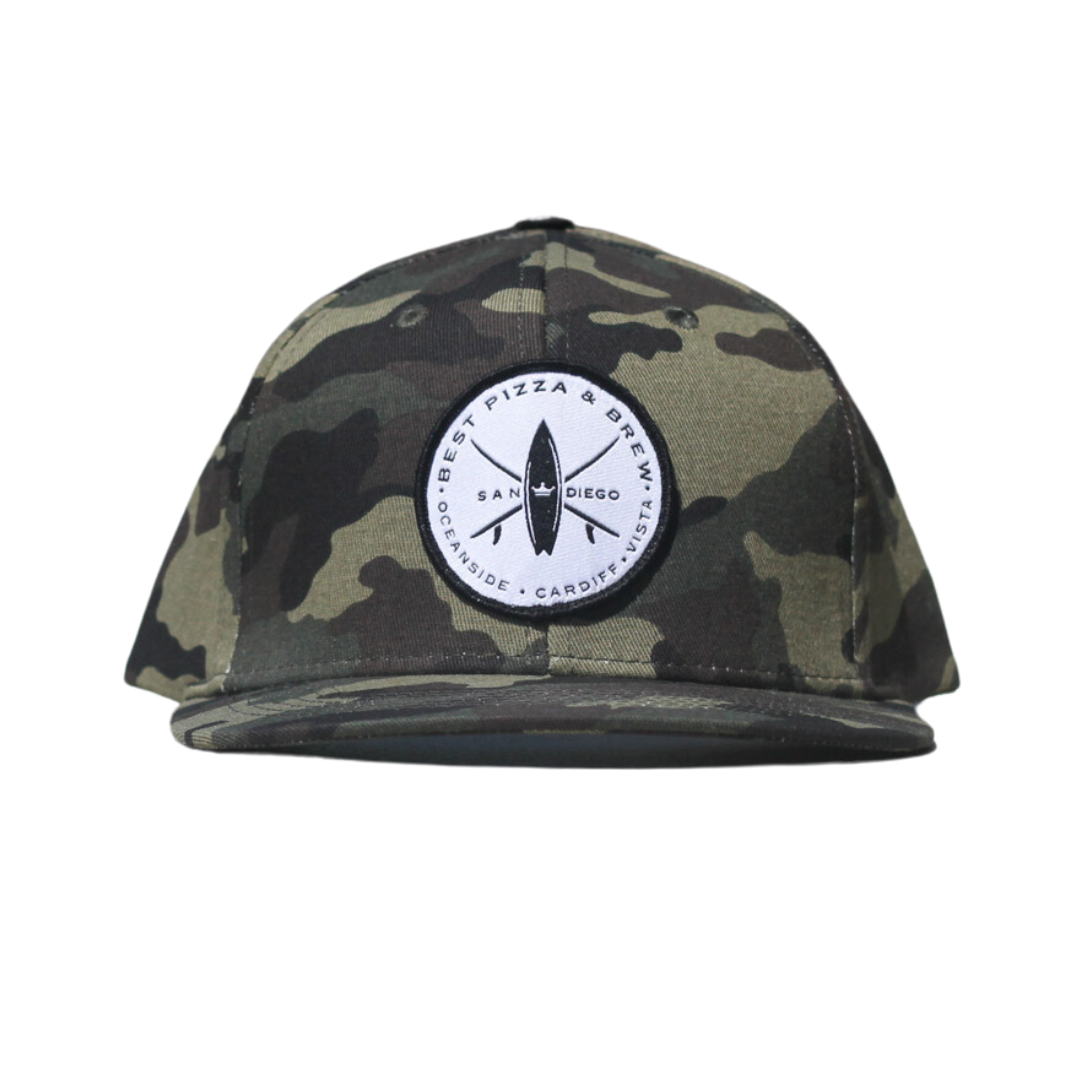 Dark Green Snapback with Circle Logo