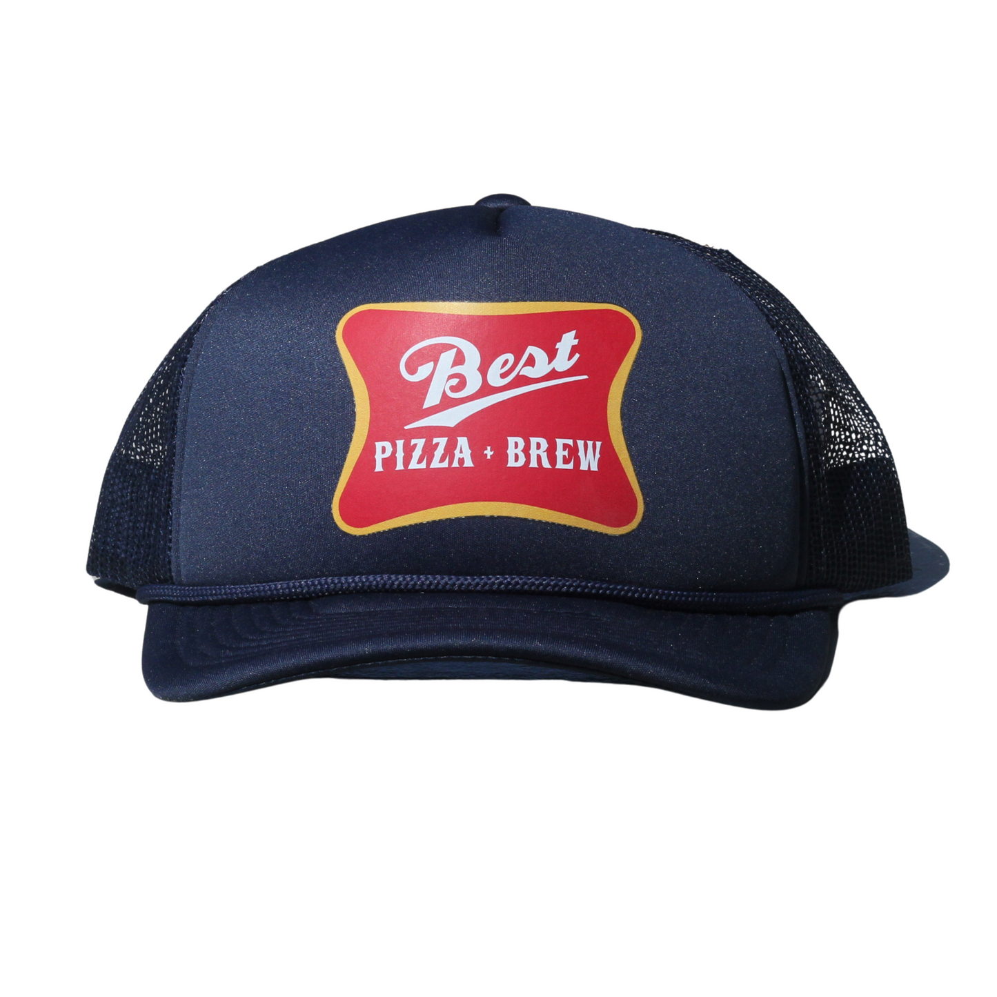 Dark Navy and Red Truck Hat