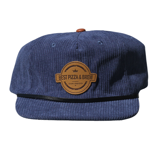 Blue Corduroy with Circle Logo